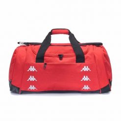 Torba sportowa Kappa Grenno. Czerwone torby na laptopa Kappa, bez wzorów, z materiału. Za 247.50 zł.