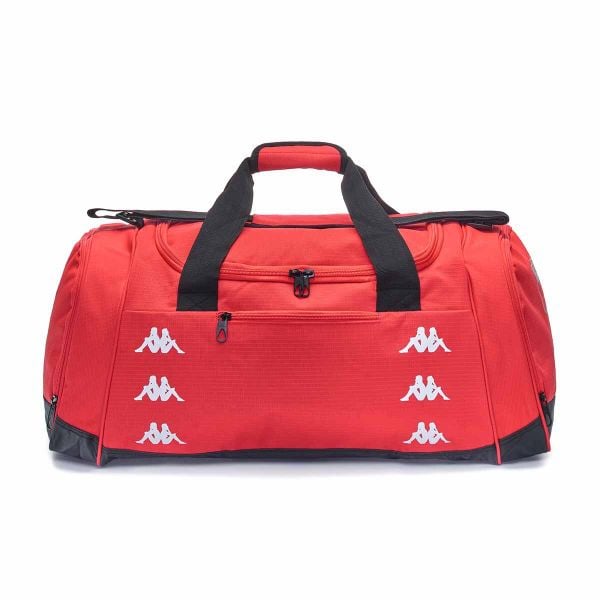 Torba sportowa Kappa Grenno. Czerwone torby na laptopa Kappa, bez wzorów, z poliesteru. Za 247.50 zł.