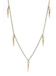 ATELIER DU DIAMANT Złoty naszyjnik "Dilemme" z diamentami rozmiar: onesize. Żółte naszyjniki ATELIER DU DIAMANT, z diamentem, złote. Za 1,905.99 zł.