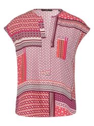 Zero Bluzka w kolorze pomarańczowo-różowym rozmiar: 34. Pomarańczowe bluzki Zero, bez wzorów, z wiskozy, bez kołnierzyka, bez ramiączek. Za 39.58 zł.