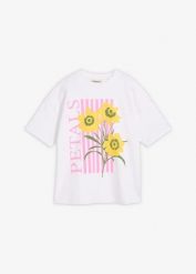 T-shirt oversize z czystej bawełny organicznej. Białe t-shirty bonprix, bez wzorów, z bawełny, bez kołnierzyka, bez ramiączek. Za 67.99 zł.