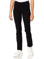 Lee Dżinsy "Marion" - Regular fit - w kolorze czarnym rozmiar: W29/L33. Czarne jeansy Lee, l, z aplikacjami, z podwyższonym stanem. Za 158.10 zł.