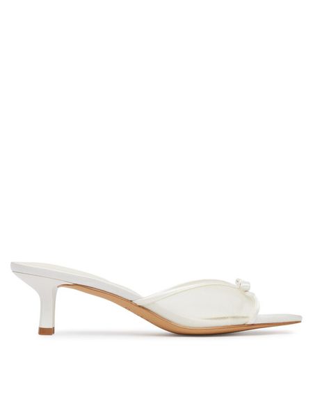 Aldo Klapki Begoniaa 14296152 Biały. Białe klapki Aldo, bez wzorów, z materiału, bez obcasa. Za 284.99 zł.