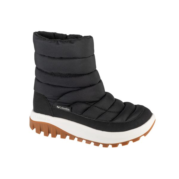Buty zimowe damskie, Snowtrot Mid. Czarne trekkingi Columbia, trekkingowe. Za 399.99 zł.