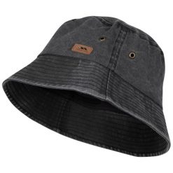 Trespass Cinzia - kapelusz typu bucket unisex, ciemnoszary. Szare kapelusze Trespass, bez wzorów, z materiału. Za 53.25 zł.