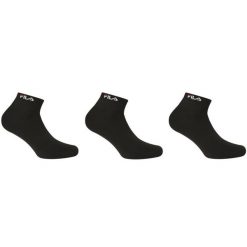 Fila Skarpetki 3-pack Bambusowe Czarny EU 35-38. Czarne skarpety Fila, bez wzorów. Za 136.99 zł.