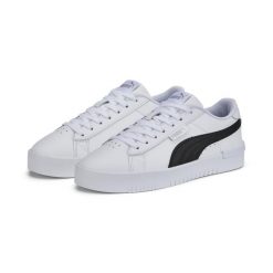Damskie sneakersy Jada Renew PUMA White Black Silver Gray. Białe obuwie sportowe Puma, bez zapięcia, tenisowe. Za 129.90 zł.