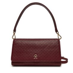 Torebka Tommy Hilfiger. Czerwone torebki klasyczne TOMMY HILFIGER, bez wzorów, bez dodatków. Za 459.99 zł.