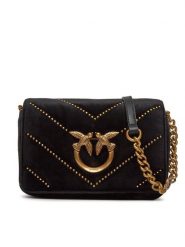 Pinko Torebka Love Click Mini AI 23-24 PLTT 100067 A17G Czarny. Czarne listonoszki Pinko, bez wzorów, z materiału, bez dodatków. Za 1,819.00 zł.