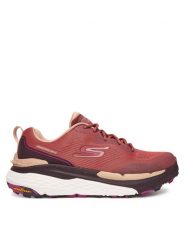 Skechers Trekkingi Max Cushioning Elite Trail 2.0 129165/RUST Bordowy. Czerwone obuwie sportowe Skechers, z materiału, trekkingowe. Za 569.99 zł.