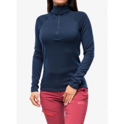 Bluza termiczna damska Houdini Desoli Thermal Half Zip. Niebieskie bluzy Houdini, na zimę, xl, bez wzorów, bez kaptura. Za 692.99 zł.