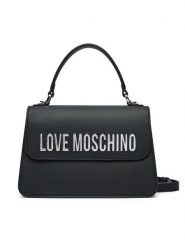 LOVE MOSCHINO Torebka JC4032PP1MKD000B Czarny. Czarne torebki klasyczne Love Moschino, bez wzorów, ze skóry, bez dodatków. Za 579.99 zł.