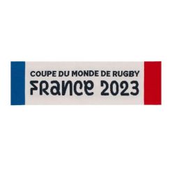 Szalik na Puchar Świata w Rugby 2023 France. Niebieskie szaliki Macron, bez wzorów, eleganckie. Za 160.50 zł.