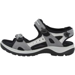 Buty do chodzenia damskie Ecco Offroad Titanium. Szare trekkingi ecco, z gumy, trekkingowe. Za 694.00 zł.