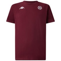 T-shirt Union Bordeaux-Bègles LA84 UBB. Czerwone t-shirty Kappa, bez wzorów, bez kołnierzyka, bez ramiączek. Za 293.00 zł.