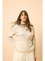 Just Cashmere Kaszmirowy sweter "Blantyre" w kolorze kremowym rozmiar: S. Brązowe golfy Just Cashmere, s, bez wzorów, z kaszmiru, bez ramiączek. Za 434.99 zł.