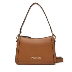 Torebka Valentino. Brązowe listonoszki Valentino, bez wzorów, bez dodatków. Za 299.99 zł.
