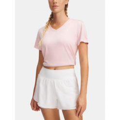 Koszulka Under Armour Icon Polo. Czerwone koszulki polo Under Armour, bez wzorów, bez kołnierzyka, bez ramiączek. Za 79.99 zł.