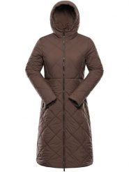 Alpine Pro Płaszcz pikowany "Stawa" w kolorze brązowym rozmiar: XS. Brązowe płaszcze Alpine Pro, xs, bez wzorów, bez kaptura. Za 344.21 zł.