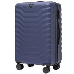 Walizka średnia Wings PEAFOWL 2.0 24" BLUE. Niebieskie walizki Wings, bez wzorów, średnie. Za 209.90 zł.