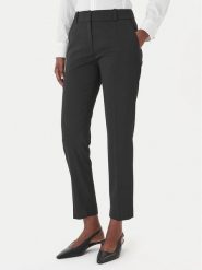 HUGO Chinosy Hetana 50516132 Czarny Slim Fit. Czarne spodnie materiałowe Hugo, bez wzorów, z syntetyku. Za 719.99 zł.