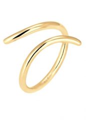 Elli Damski pierścionek Zawijany Geo srebro 925 Sterling Silver Pierścionki 1 ct. Szare pierścionki Elli, srebrne. Za 203.99 zł.