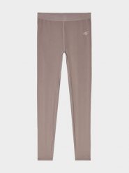 4F Legginsy sportowe w kolorze szarobrązowym rozmiar: M. Brązowe legginsy 4f, m, bez wzorów, z materiału, outdoorowe. Za 70.41 zł.