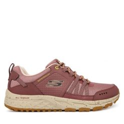 Trekkingi Skechers. Czerwone obuwie sportowe Skechers, trekkingowe. Za 399.99 zł.