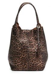 Abaco Skórzana torebka "Yana" w kolorze złoto-czarno-brązowym - 37 x 25 x 35 cm rozmiar: onesize. Brązowe torby na ramię Abaco, z aplikacjami, z materiału, na ramię, bez dodatków. Za 241.95 zł.