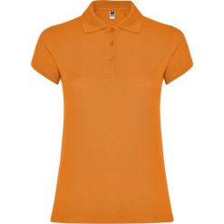 Damska Koszulka Polo W Gwiazdki. Brązowe koszulki polo ROLY, l, bez wzorów, bez kołnierzyka, bez ramiączek. Za 60.99 zł.