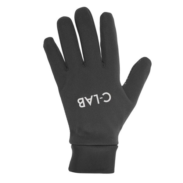 Termiczne rękawice rowerowe Ordino. Czarne rękawiczki C-LAB, bez wzorów, sportowe. Za 229.17 zł.