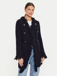 Marella Kardigan Regina 2423906024 Granatowy Regular Fit. Niebieskie kardigany Marella, l, bez wzorów, z syntetyku. Za 519.99 zł.