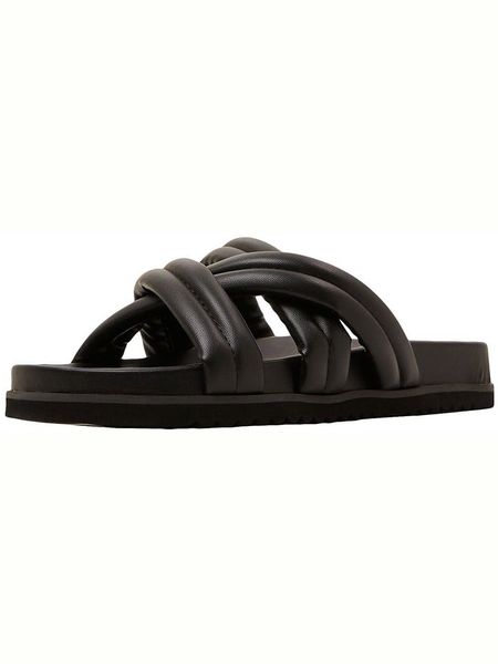 ESPRIT Klapki w kolorze czarnym rozmiar: 38. Czarne klapki Esprit, bez wzorów, z materiału, z otwartym noskiem, bez obcasa. Za 92.42 zł.