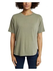 ESPRIT Koszulka w kolorze khaki rozmiar: M. Brązowe bluzki Esprit, m, bez wzorów, bez kołnierzyka, bez ramiączek. Za 43.99 zł.