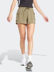 Adidas Szorty dresowe w kolorze khaki rozmiar: XL. Brązowe szorty Adidas, bez wzorów, z dresówki. Za 90.45 zł.