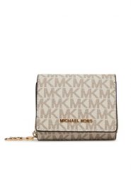 MICHAEL Michael Kors Mały Portfel Damski 32S5G8ED8B Écru. Portfele MICHAEL Michael Kors, bez wzorów, ze skóry. Za 549.99 zł.