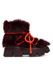United Nude Śniegowce Stomper Fur Boot 11048993120 Bordowy. Czerwone trapery i śniegowce United Nude, z futra. Za 1,339.00 zł.