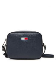 Tommy Jeans Torebka Tjw Must Camera Bag AW0AW17543 Granatowy. Niebieskie listonoszki Tommy Jeans, bez wzorów, z jeansu, bez dodatków. Za 299.99 zł.
