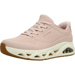 Buty SKECHERS UNO GLIDE STEP GLIDE ON AIR Rose. Czerwone trekkingi Skechers, z syntetyku, trekkingowe. Za 452.99 zł.