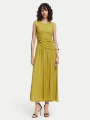 Vero Moda Sukienka wieczorowa Penelope 10351455 Zielony Regular Fit. Zielone sukienki Vero Moda, xl, bez wzorów, z syntetyku, wizytowe, bez kołnierzyka, bez ramiączek. Za 203.99 zł.