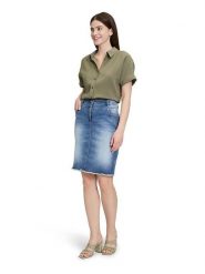 Betty Barclay Bluzka w kolorze khaki rozmiar: 42. Brązowe bluzki Betty Barclay, bez wzorów, bez kołnierzyka, bez ramiączek. Za 75.34 zł.