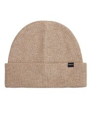 MOSS COPENHAGEN Czapka beanie "Rachelle" w kolorze beżowym rozmiar: onesize. Brązowe czapki Moss Copenhagen, bez wzorów, z materiału. Za 87.95 zł.
