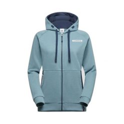 Damska bluza z kapturem na zamek La Sportiva Kaos. Niebieskie bluzy La Sportiva, l, bez wzorów, z poliamidu, z kapturem. Za 396.85 zł.
