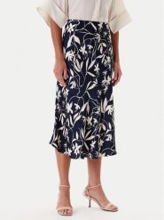 Tatuum Spódnica midi Satini 2 T2508.177 Granatowy Regular Fit. Niebieskie spódnice Tatuum, bez wzorów, z syntetyku, midi. Za 349.99 zł.