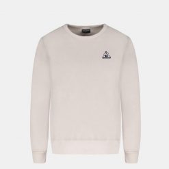 Bluza damska Le Coq Sportif Contemporain N°1. Brązowe bluzy Le Coq Sportif, bez wzorów, bez kaptura. W wyprzedaży za 195.00 zł.