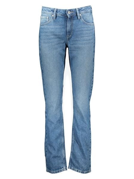 Pepe Jeans Dżinsy - Regular fit - w kolorze niebieskim rozmiar: W29/L32. Niebieskie jeansy Pepe Jeans, l, z aplikacjami. Za 222.94 zł.