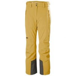 Spodnie narciarskie dla kobiet Helly Hansen Alphelia 2.0. Brązowe spodnie narciarskie Helly Hansen, xl, bez wzorów, z elastanu, narciarskie, primaloft. Za 1,186.50 zł.