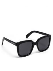 Nine West Okulary przeciwsłoneczne NW 6622S Czarny. Czarne okulary przeciwsłoneczne Nine West, bez wzorów, z tworzywa sztucznego. Za 129.99 zł.