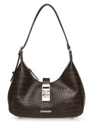 Steve Madden Torebka w kolorze brązowym - 30 x 27 x 8 cm rozmiar: onesize. Brązowe torby na ramię Steve Madden, bez wzorów, z materiału, na ramię, bez dodatków. Za 245.38 zł.