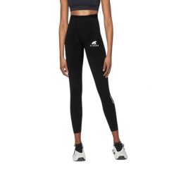 Damskie legginsy do biegania. Czarne legginsy FJORK MERINO, s, bez wzorów, z elastanu. Za 359.00 zł.